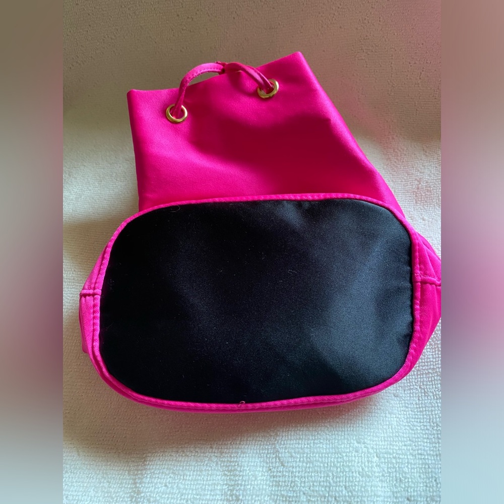 Prada Hot Pink Drawstring Bucket Backpack - Picture 6 of 10